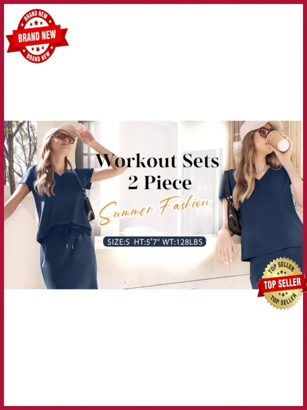 Two Piece Skirt Set with Built-in Shorts